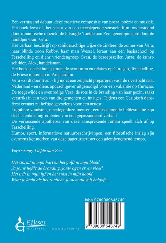 Achterkant van Melodie van een eiland