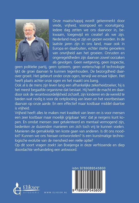Achterkant van In alle vrijheid zoeken naar vrijheid