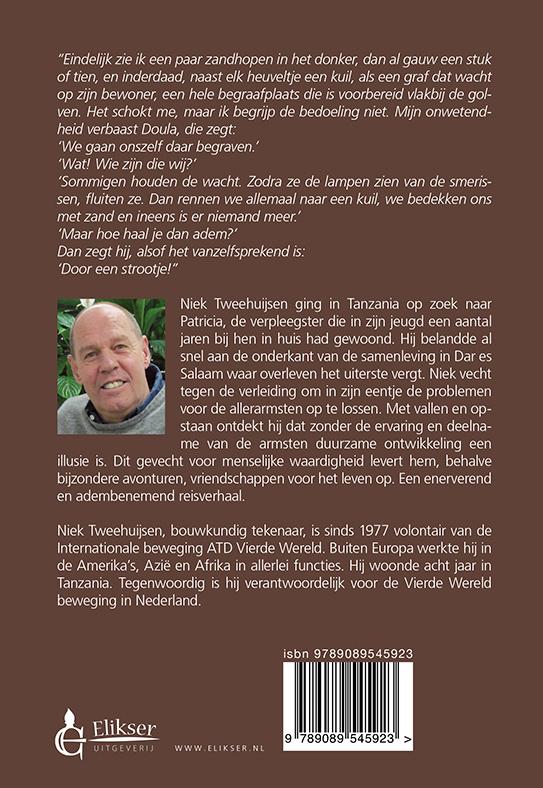 Achterkant van Strootjes in het zand