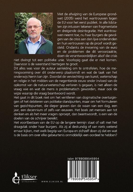 Achterkant van Europeanen in crisis
