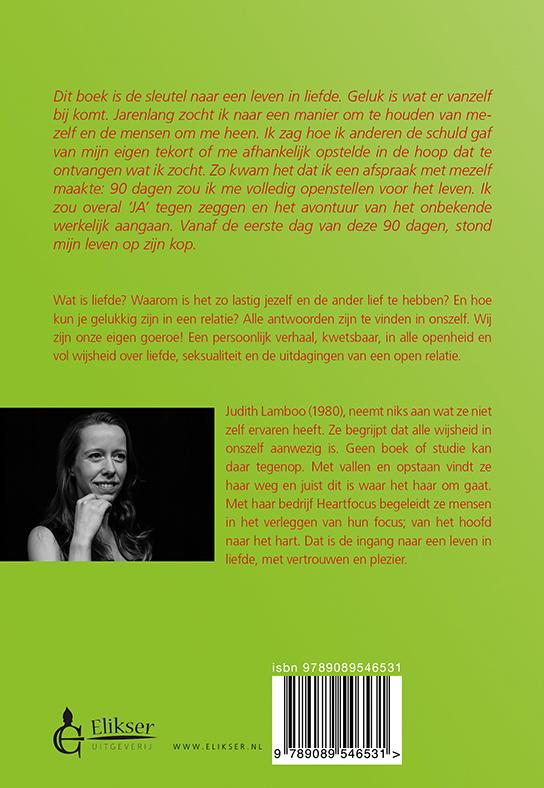 Achterkant van Geluk in liefde