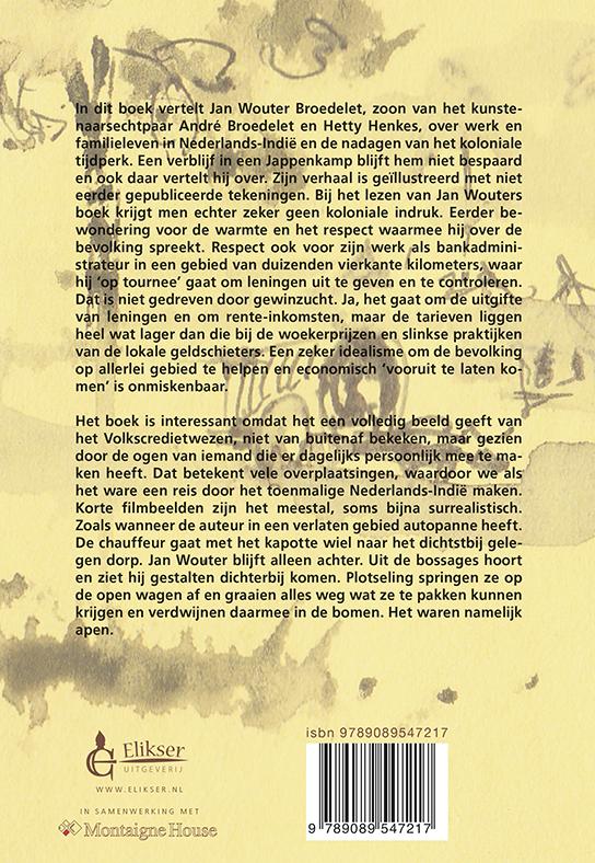 Achterkant van Bij de Volkscredietbank en in het Jappenkamp in voormalig Nederlands-Indië
