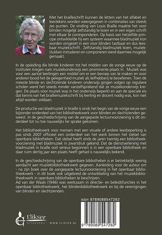 Achterkant van Muziek lezen met de vingers
