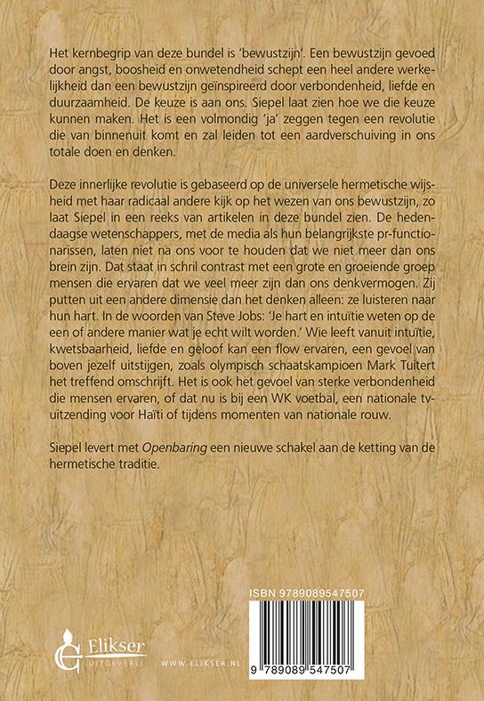 Achterkant van Openbaring