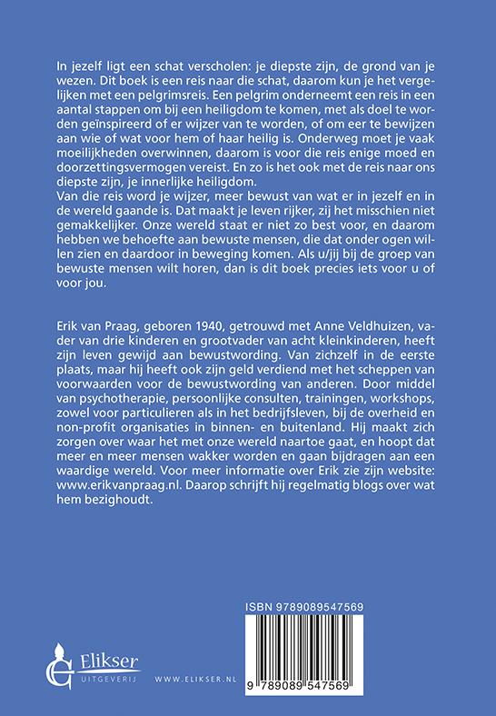 Achterkant van Op weg naar jezelf ... een pelgrimsreis in zeven etappes