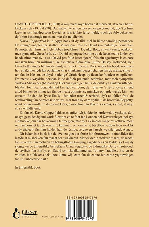 Achterkant van David Copperfield