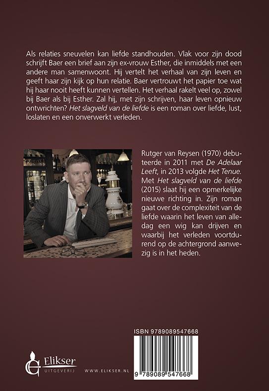 Achterkant van Het slagveld van de liefde