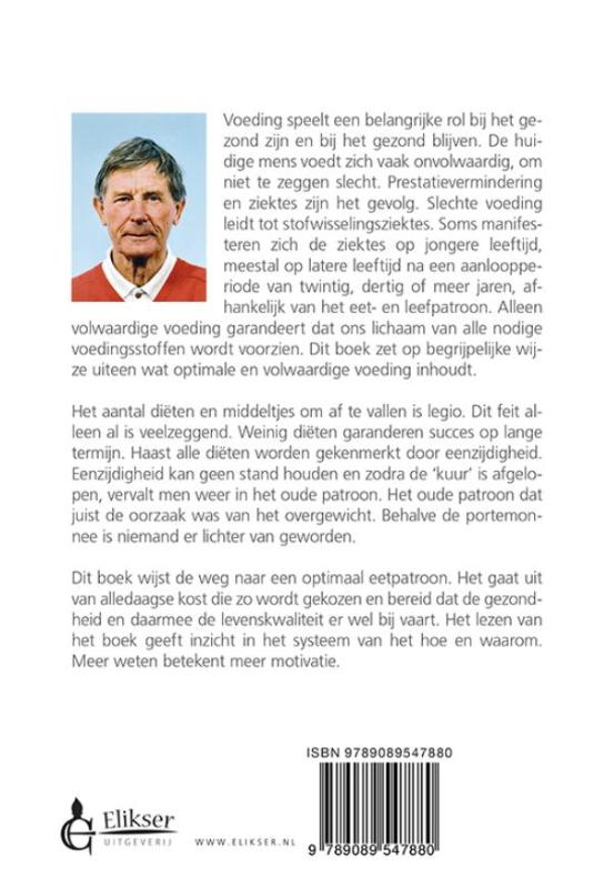 Achterkant van Levenskwaliteit door optimale voeding