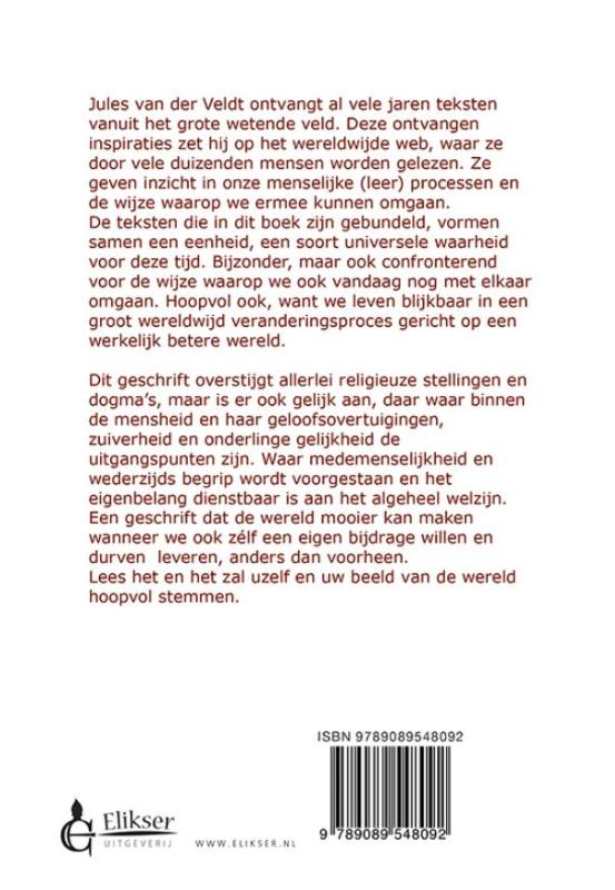Achterkant van Waarachtig leven