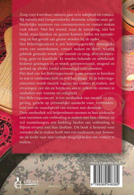 Achterkant van Het belevingsconcert