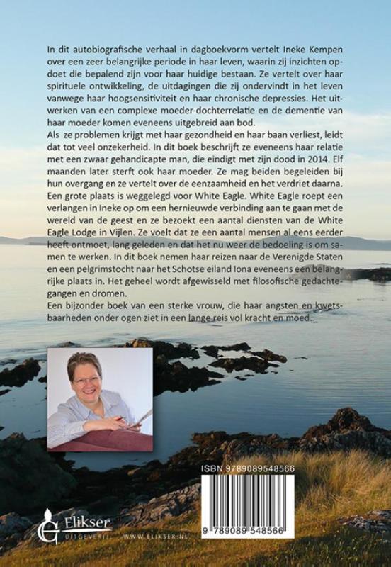 Achterkant van De godin en de adelaar
