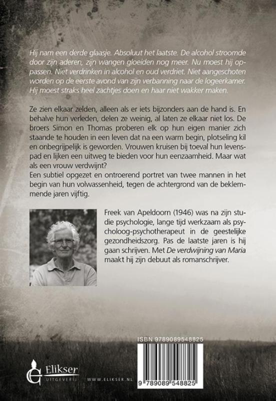 Achterkant van De verdwijning van Maria