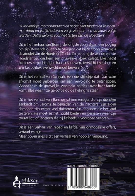 Achterkant van Schaduw van de nieuwe maan