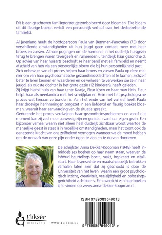 Achterkant van Een fleurig boeket