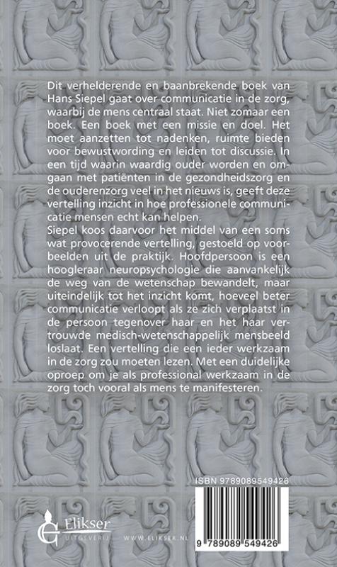 Achterkant van Woorden van zorg