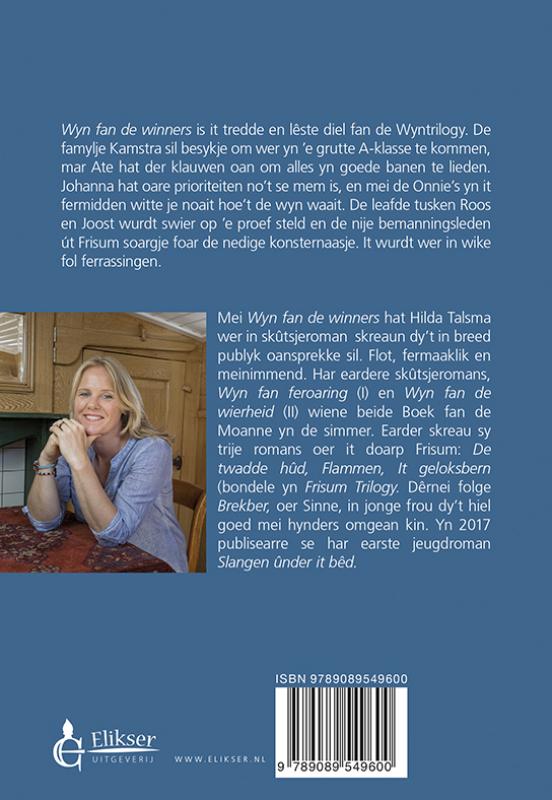 Achterkant van Wyn fan de winners