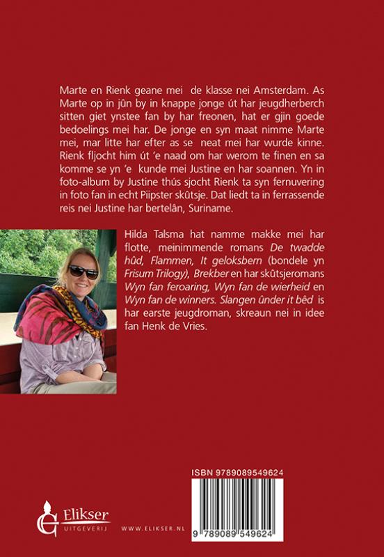 Achterkant van Slangen ûnder it bêd