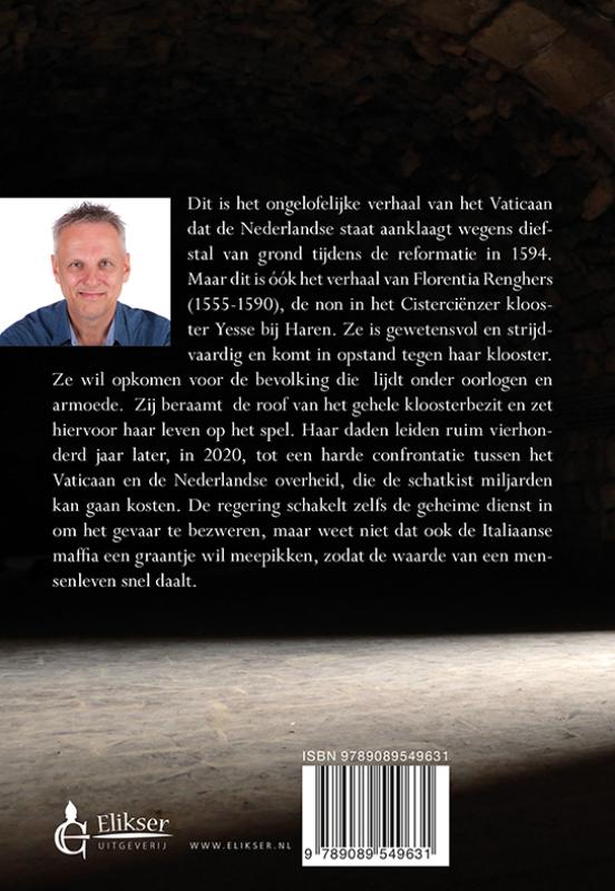 Achterkant van Verborgen erfenis van klooster Yesse
