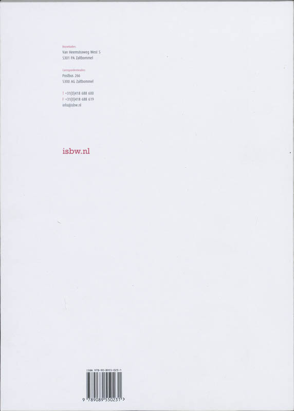 Achterkant van Docentenwijzer