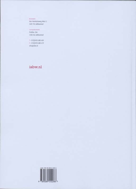 Achterkant van Studiewijzer