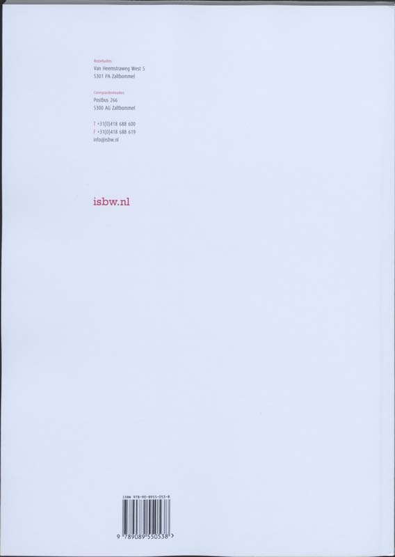 Achterkant van Studiewijzer