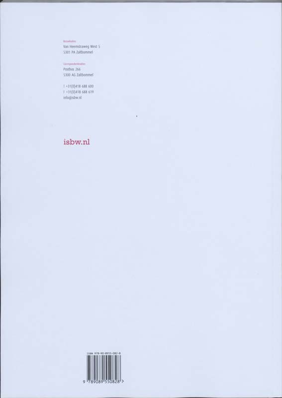 Achterkant van Studiewijzer