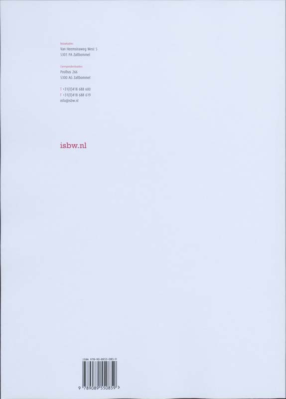 Achterkant van Studiewijzer