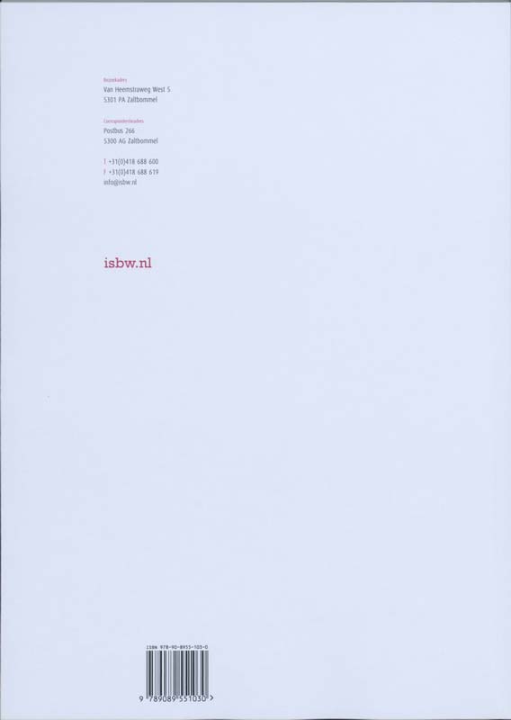 Achterkant van Studiewijzer