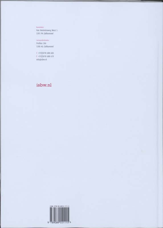 Achterkant van studiewijzer