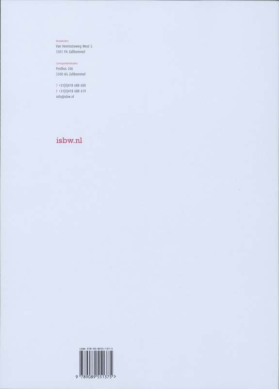 Achterkant van Studiewijzer