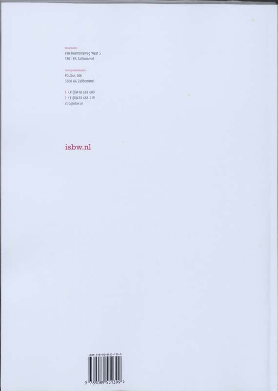 Achterkant van Studiewijzer