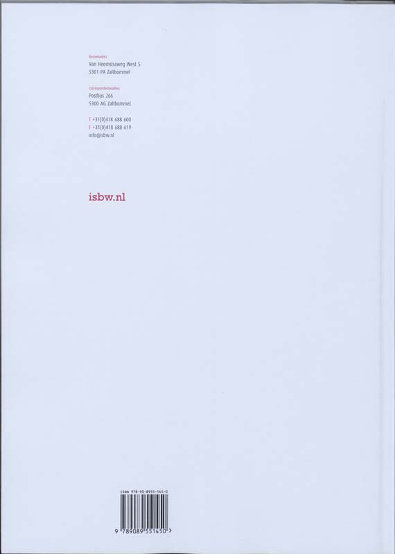 Achterkant van Studiewijzer