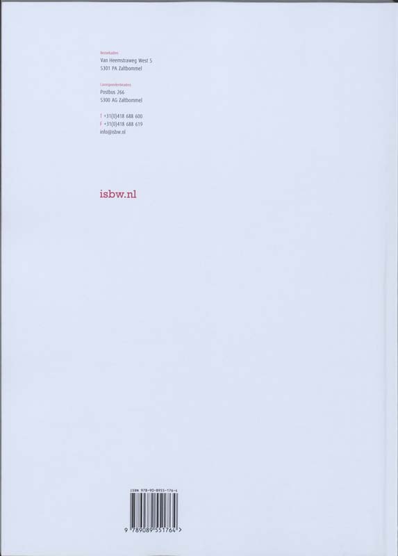 Achterkant van Studiewijzer