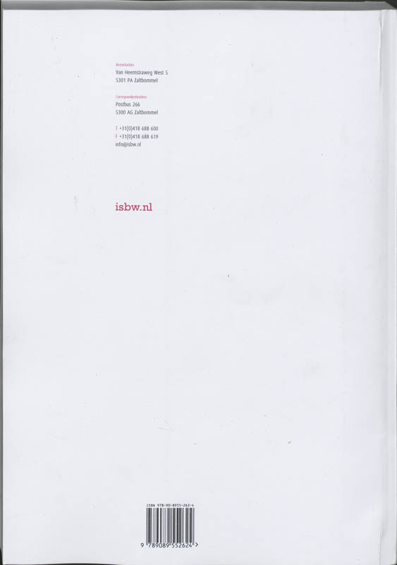 Achterkant van Studiewijzer