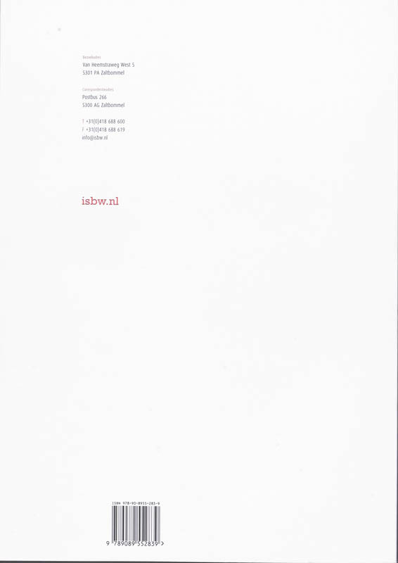 Achterkant van Studiewijzer