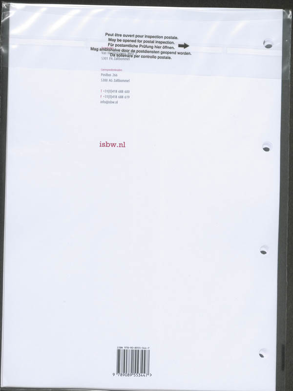Achterkant van BPV-opdrachtenboek