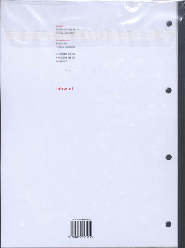 Achterkant van BPV-Opdrachtenboek