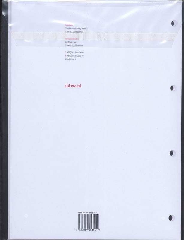 Achterkant van BPV-Opdrachtenboek