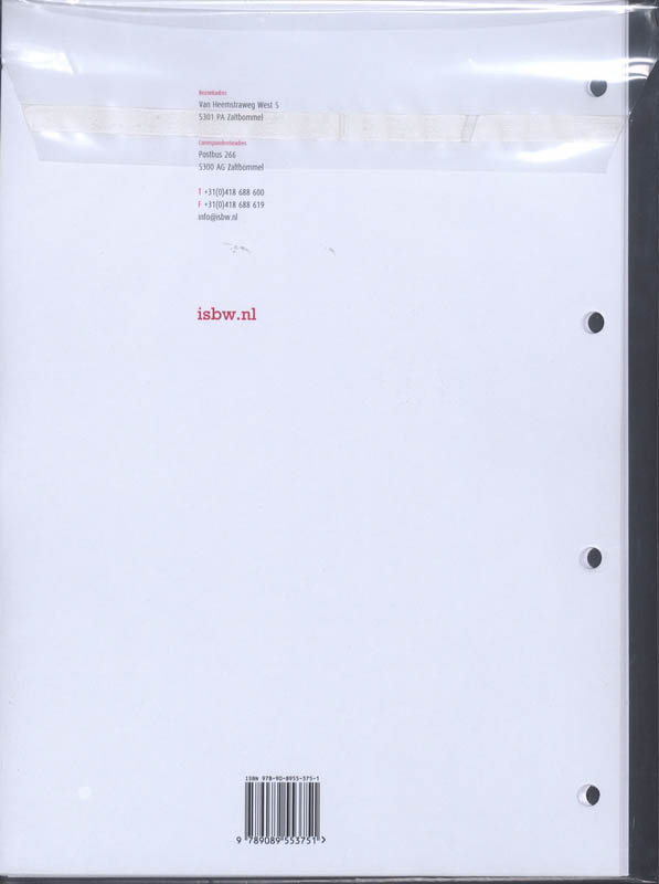 Achterkant van BPV-Opdrachtenboek