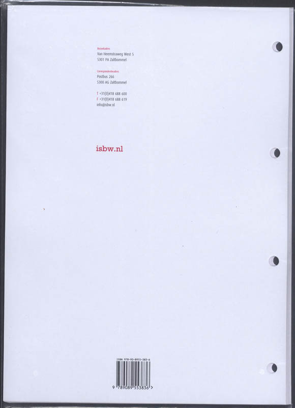 Achterkant van BPV-Opdrachtenboek