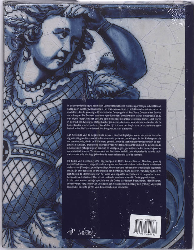 Achterkant van Delfts aardewerk
