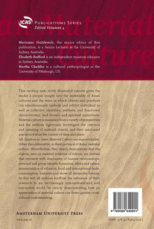 Achterkant van Asian Material Culture