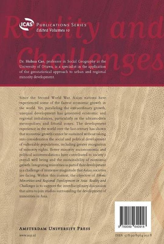 Achterkant van Ethnic Minorities and Regional Development in Asia