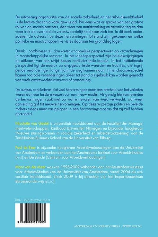Achterkant van Het hervormingsmoeras van de verzorgingsstaat