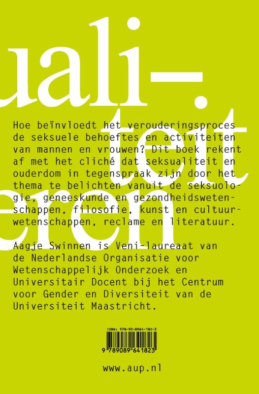 Achterkant van Seksualiteit van ouderen