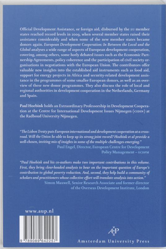 Achterkant van European development cooperation