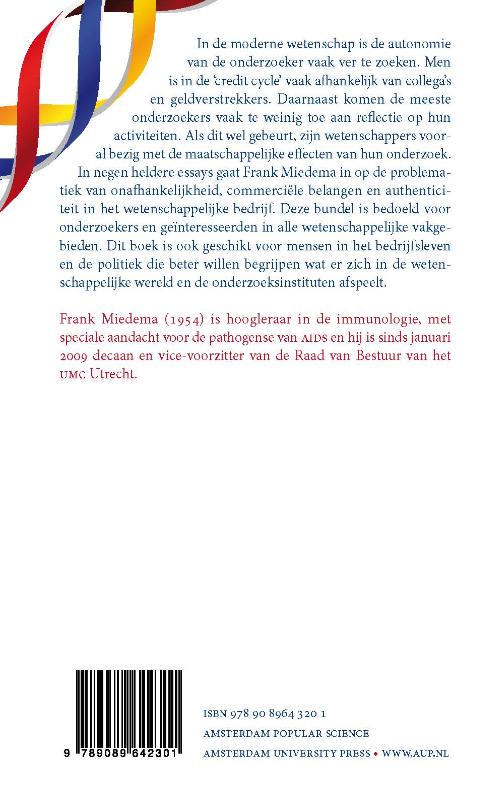 Achterkant van Wetenschap 3.0