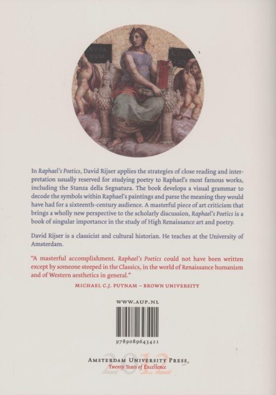 Achterkant van Raphael's Poetics