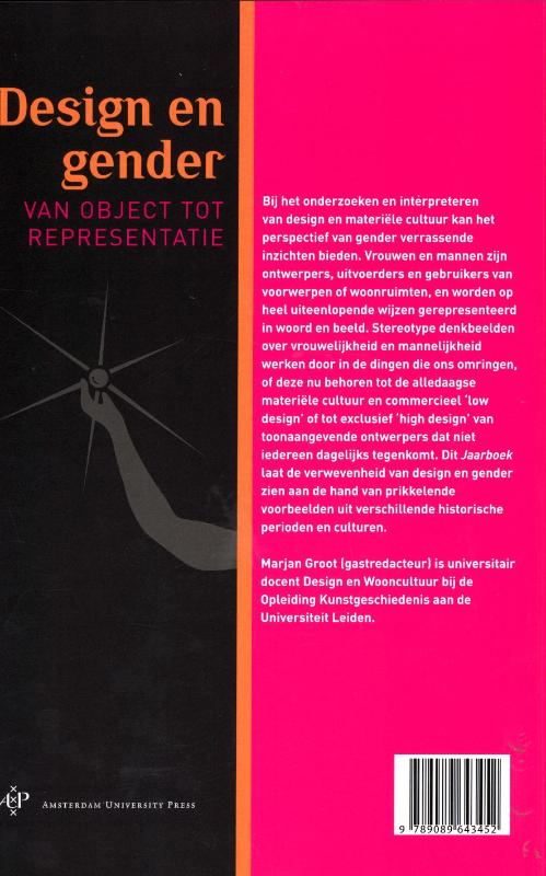 Achterkant van Design en gender