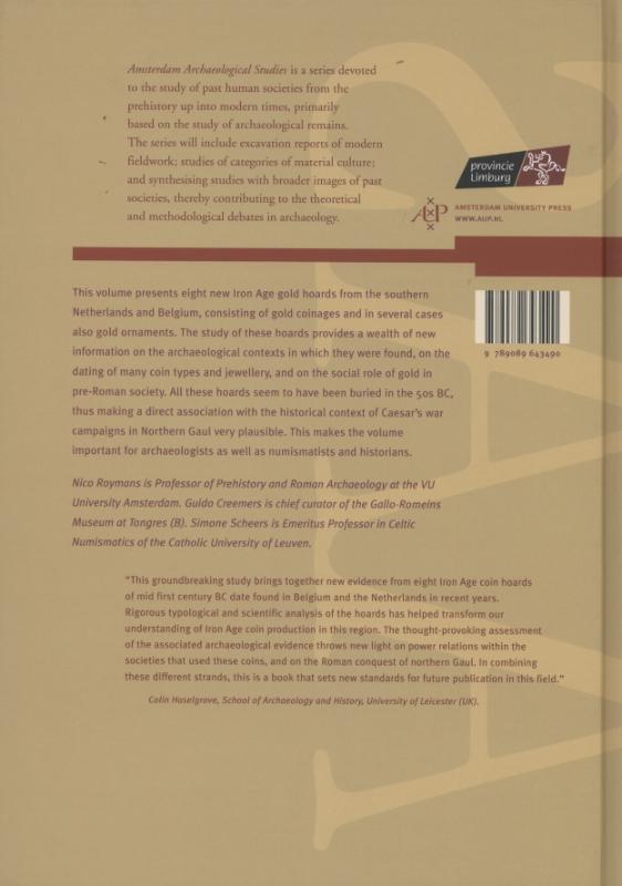 Achterkant van Late iron age gold hoards from the low countries and the caesarian conquest of Northern Gaul